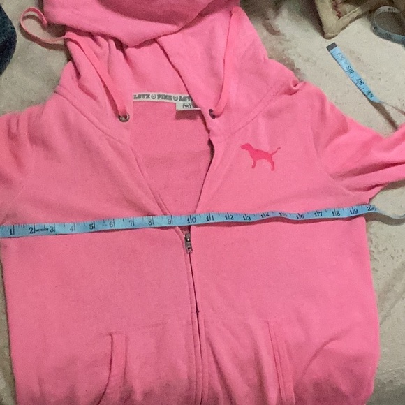PINK Victoria's Secret Pink Zip-Up Hoodie - Picture 4 of 5